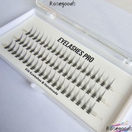 ROSEGOODS Cluster Lashes,  Wispy Natural Individual Lashes,  Soft Handmade Flase Lashes Eyelash Exte