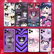 soft black iPhone Air 16 Plus 16 Pro Max 16E 17 Pro max Kuromi1 phone case