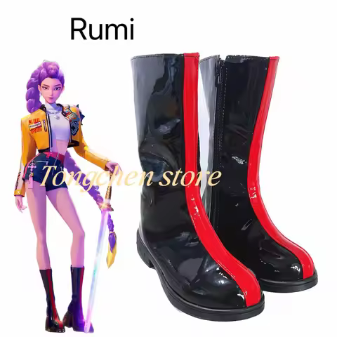 Children Cosplay Performance Costume Shoes K-POP Rumi Group Concert Halloween Mira Zoey Boots Shoes
