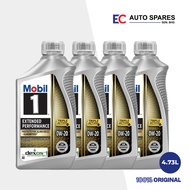 (USA) MOBIL 1 EXTENDED PERFORMANCE 0W20 SP GF-6A Fully Synthetic Engine Oil (4QT/3.78L) DEXOS EP