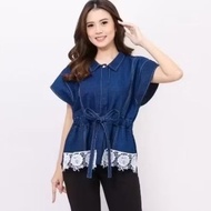 KATUN WhiteLabel.id - Jasmine Vest Denim/Premium denim vest/Outer Denim/Vest denim/Denim Top Vest Pr