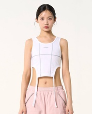 NERDY - Áo croptop nữ sát nách Cut Out PNEU24SL03-00