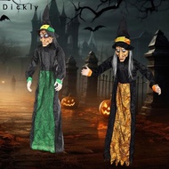 Dickly Halloween Hanging Witch Creepy Zombie 67 inch Festival Bar Scene Layout Haunted House Horror 