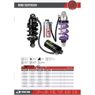 RCB MONOSHOCK  DB-2LINE (100%ORIGINAL RCB) DINAMIK /BELANG150 /Y15ZR /FZ150I /R15 /RS150 /LC135
