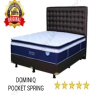 terbaru !!! spring bed dominiq pocket spring kasur central spring bed