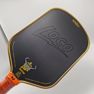 Electroplated Paddle Edge Bread and Butter Loco Pickleball Paddle 16mm Dual-Density Foam Core T700 C