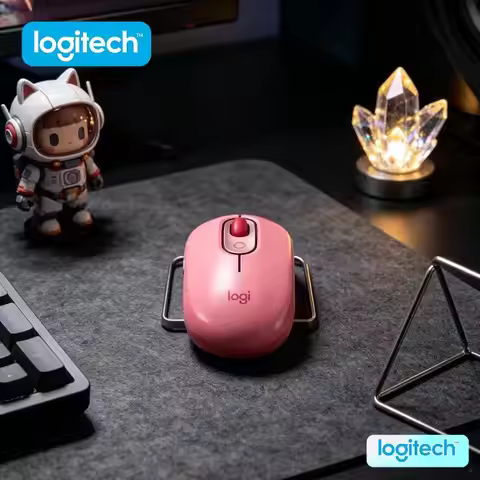 Wireless Logitech M350 POP Mouse 10m Stable Range Quiet Click for Dell XPS 13 and XPS 15 Laptop Seri
