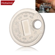 HOTWIND 0.6-2.4mm Range Spark Plug Gage Gap Tool Car Feeler Spark Plug Gap Coin-Type Measurement Too