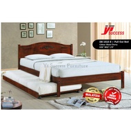 Yi Success Fean Wooden Queen Bed Frame / Quality Queen Bed / Katil Queen Kayu / Wooden Double Bed / Bedroom Furniture