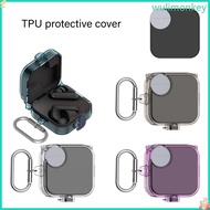 WU Headphone Clear Shockproof Housing Skin-friendly Cover for CMF Buds 2 Washable Shell Protector No