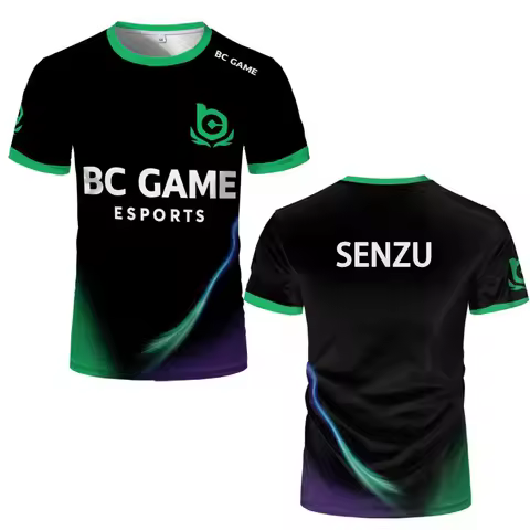S1mple Senzu T-shirt BC Game Team Uniform 2026 New CS2 Esports Jersey CSGO Training Player Men T shi
