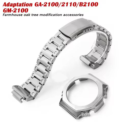 YD is compatible with GA-2100/2110/B2100 GM-2100/GBM2100 modified metal stainless steel watch access