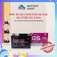 Ắc quy khô GS GTZ5S 3,5Ah Wave RS Rsx Rsv S, Nouvo456, Airblade110, Hayate X-Bike SKY Exciter Luvias