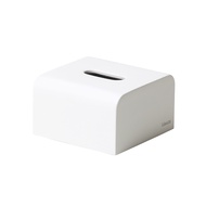 [特價]【日本ideaco】方形圓角磚磨砂餐巾紙盒-多色可選-白(磨石款)