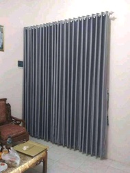 Gorden Blackout Panjang 4 Meter Hordeng Tinggi 3 Meter Tirai Jendela Korden Pintu Kamar Ruang Tamu Kaca Hotel