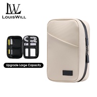 LouisWill Digital Storage Bag USB Cable Storage Bags Travel Organizer Electronic Gadget Bag Multi-Fu