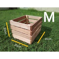 CRATES BOX SIZE M / KOTAK KAYU PALLET / WOODEN BOX PINE / KOTAK KAYU SERBAGUNA