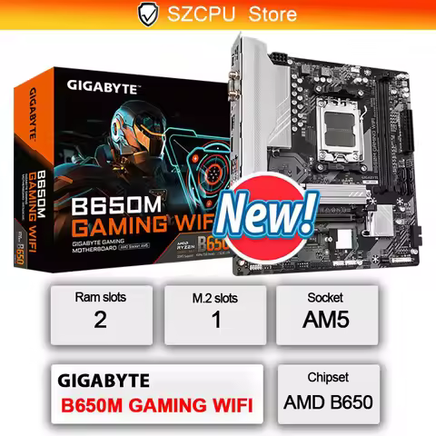GIGABYTE B650M GAMING WIFI Micro-ATX AMD B650 Socket AM5 New motherboard