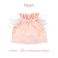 Fleen Velvet Makeup Bag | กระเป๋าเครื่องสำอาง Fleen Velvet