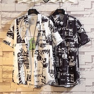 Baju Lelaki Fesyen Hawaii Lengan Pendek