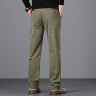 Baisheng Fox Plus Size Men's Wide-Leg Trousers Autumn Winter Fatty Plus Fat Business Casual Jeans Me