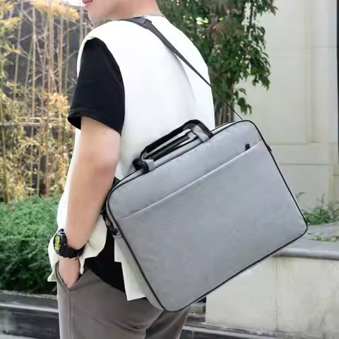 Large Capacity Laptop Bag Shockproof Protective Laptop Case 15.6 17 inch Strap Carrying for Lenovo/H