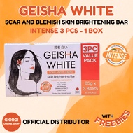 GEISHA WHITE SOAP | INTENSE | 3 PC Value Pack | 65g x 3 BARS