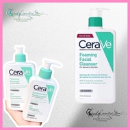 Cerave foaming facial cleanser for oily skin, Cerave foaming facial cleanser 236ml