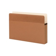Smead Easy Grip File Pocket Straight-Cut Tab 1-3/4 Expansion Legal Size Redrope 25 per Box (73213)