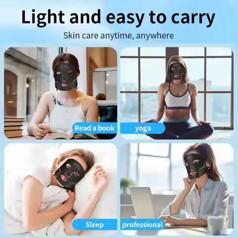 Red Light Therapy Mask 460nm 660nm 850nm LED Beauty Devices Face Instrument Rejuvenation Skin Anti A