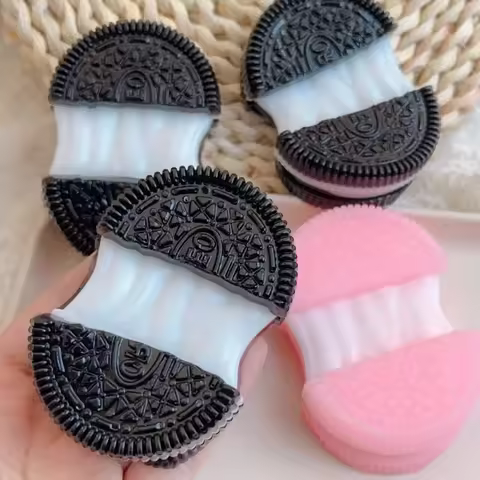 NEW Taba Squishy Handmade Sandwich Biscuits Brushed Oreo Sensory Fidgeting Toys Adult Anxiety Relax 