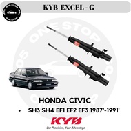 HONDA CIVIC SH3 SH4 EF1 EF2 EF3 1987'-1991' DEPAN/ FRONT KYB KAYABA ABSORBER GAS EXCEL G (2PCS)