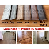 Laminate Floor PVC T Profile Laminate Floor Profile Transition Profile T PVC Profile Laminate Lantai