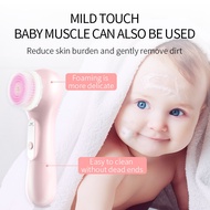 【With Bag】Kskin Ultrasonic vibration  Mini Face Cleaner Electric Cleansing Brush Portable Facial Bea