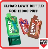 [ORDERBARANG] ELFBAR LOWIT 12K LOW IT 12000 BATTERY SAME 5500 READY STOCK