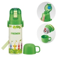 Skater Children’s Stainless Steel Water Bottle - 470ml / 430ml, 2-Way Drinking, Lightweight Design, 