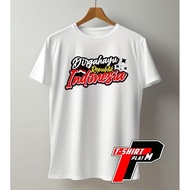 Republic of Indonesia's Independence Day T-Shirt, Semi-Ethnic Cotton 30s