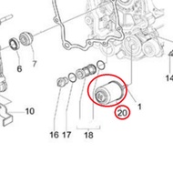 100% ORIGINAL WMOTO ES250i OIL FILTER // 260106590000 100% ORIGINAL WMOTO ES250i