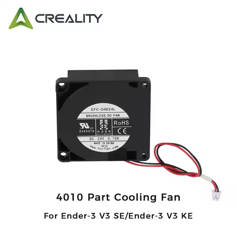 Creality Ender-3 V3 KE/Ender-3 V3 SE4010 Part Cooling Fan 24V DC Cooling Fan for Ender-3 V3 KE/Ender