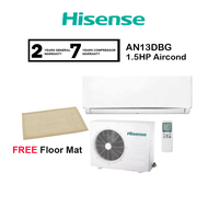 Hisense Air Conditioner 1.5HP AN13DBG ./ AN13DBG1 Air Cond R32 (Free Floor Mat)