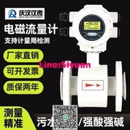 【電磁流量計】電磁流量計智能流量計錶汙水數顯高精度分體式壹體液體管道傳感器