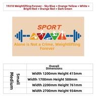 BONIYA | Gym Motivational Quote Wall Sticker