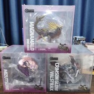 【賣場免運】【怪物獵人】capcom怪物獵人CFB CUBE天彗龍泡狐龍怨虎龍盒蛋模型擺件#怪物獵人