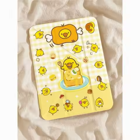 Rilakkuma cartoon protective case suitable for ipad11air7/6 with pen slot ipad10 tablet case Y foldi