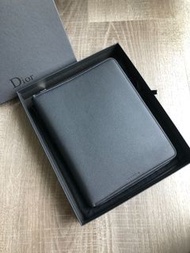 Dior 皮革素面ipad保護套(黑色）
