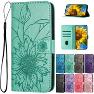 Flower Embossed Leather Case for itel S25 S23 S18 S16 P55 P55T A33 Vision 5 1 Pro Ultra 5G Flip Wall