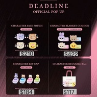 「28/2」blackpink 代購,blackpink pop up , blackpink 周邊，CHARACTER FACE POUCH POUCH 1EA，CHARACTER BLANKET 