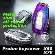 Hua PROTON X50/X90/X70 S70 Key Cover Supreme Zinc Alloy +Leather Proton X50 Key Case X70 Key Case Pr