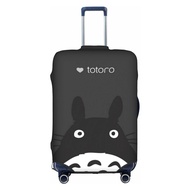 Totoro ผ้าคลุมกระเป๋าถือเดินทางน่ารักล้างทำความสะอาดได้,กระเป๋าเดินทางรูปการ์ตูนป้องกันตลกเหมาะกับกระเป๋าเดินทางขนาด18-32นิ้ว