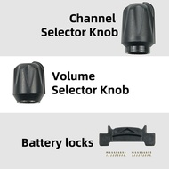NEW The Volume And Channel Selector Knob+Battery Locks for BaoFeng BF-888s etc Walkie Talkie